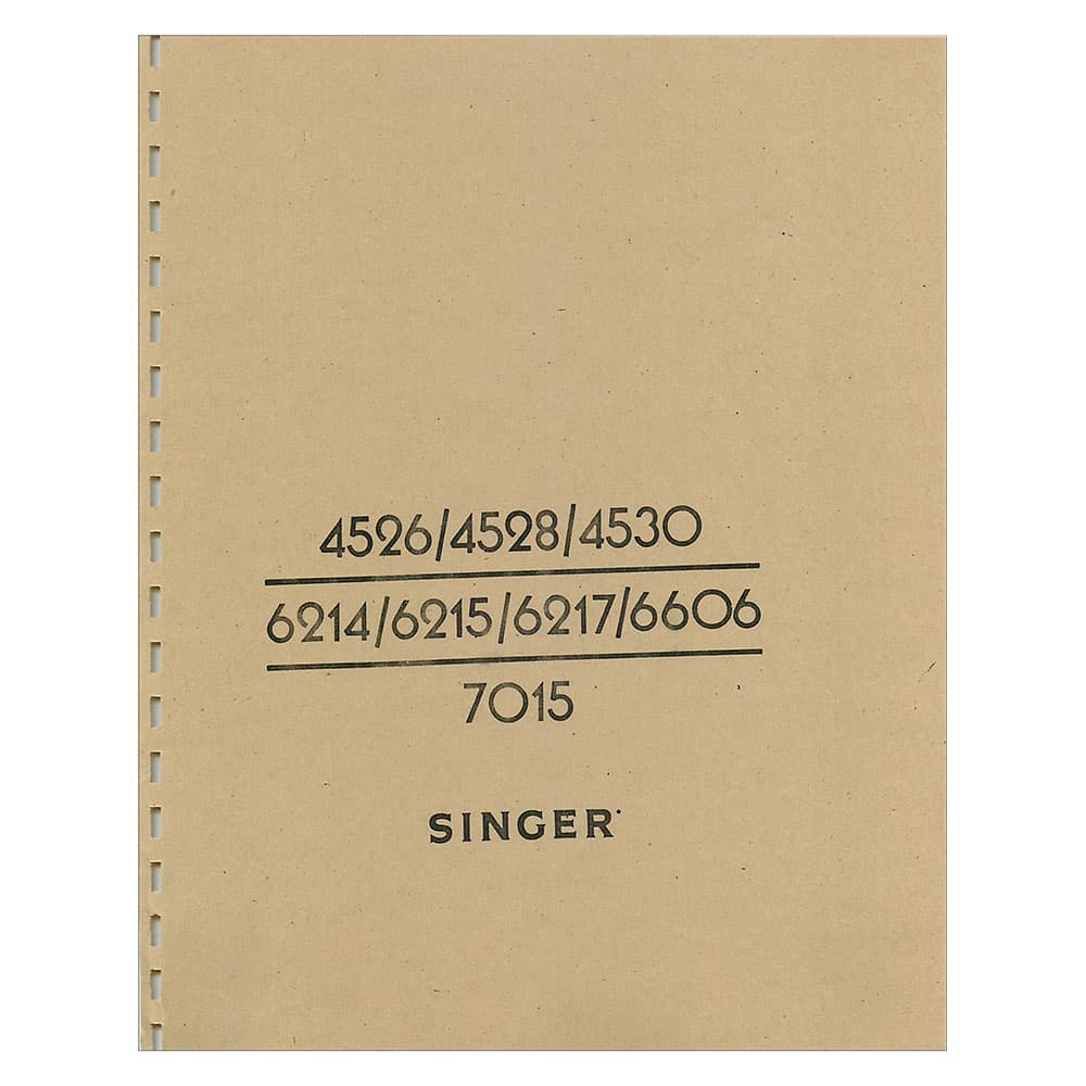 Singer 4530 Instruction Manual image # 124502