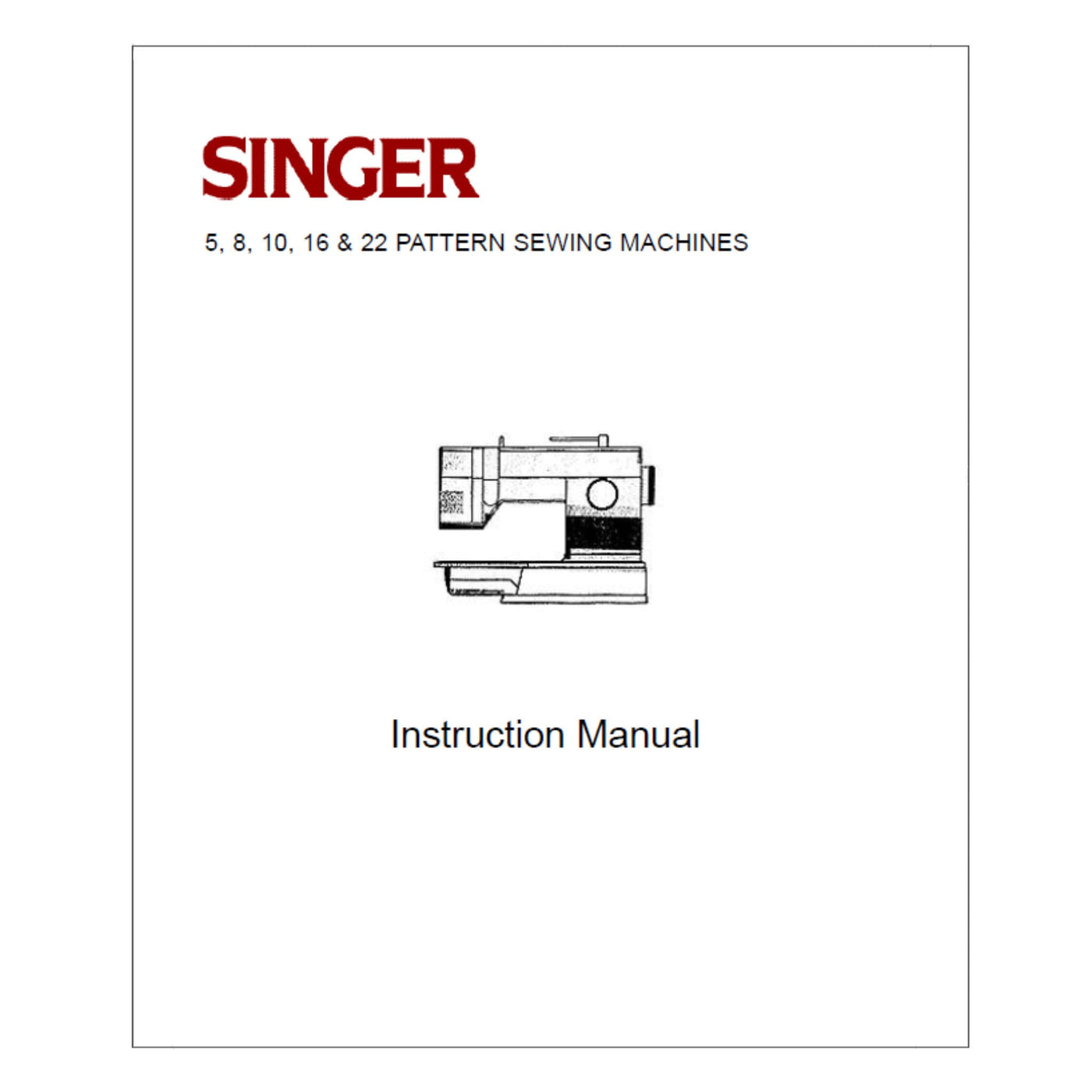 Singer Model 4622 Singer 4622 Instruction Manual