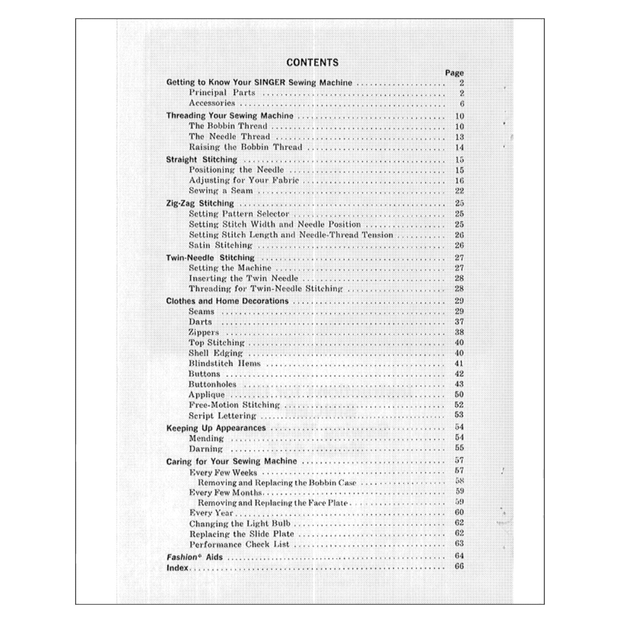 Singer 477 Instruction Manual