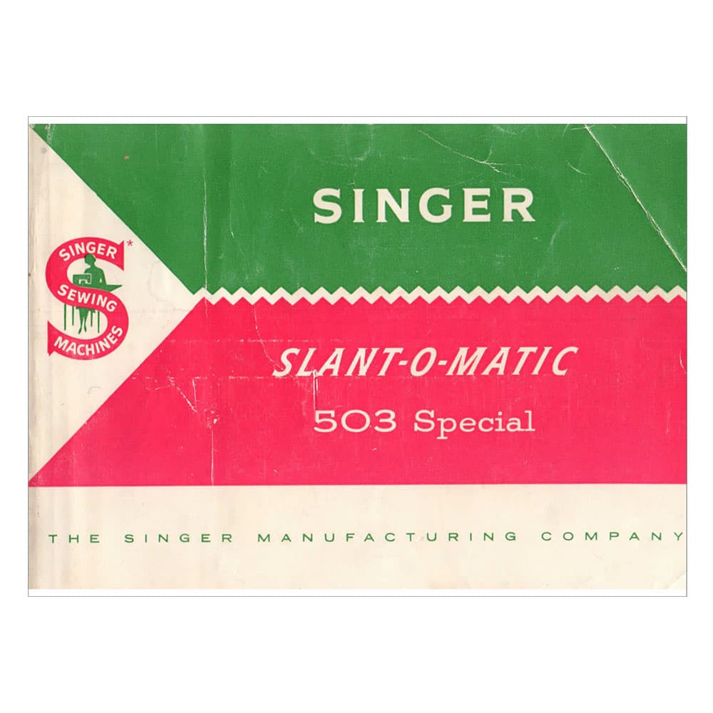 Singer 503 Slant-O-Matic Instruction Manual image # 123793