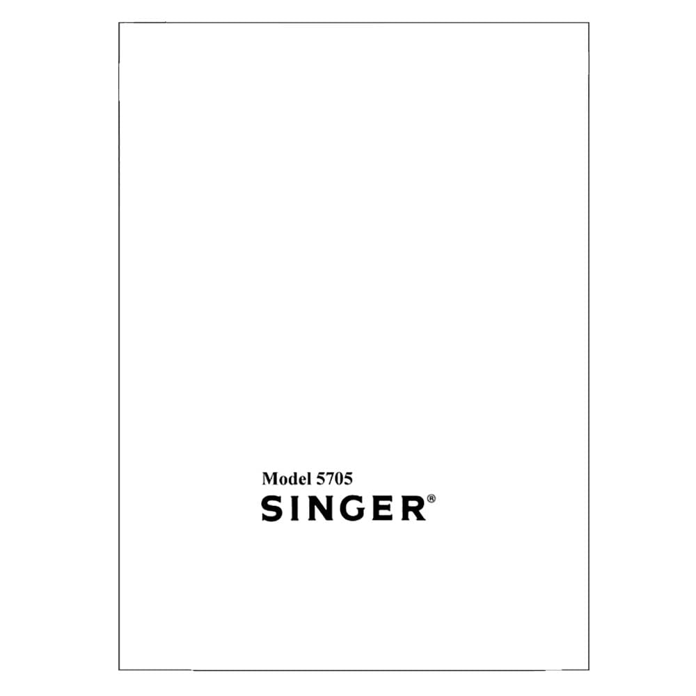 Singer 5705 Instruction Manual image # 124572