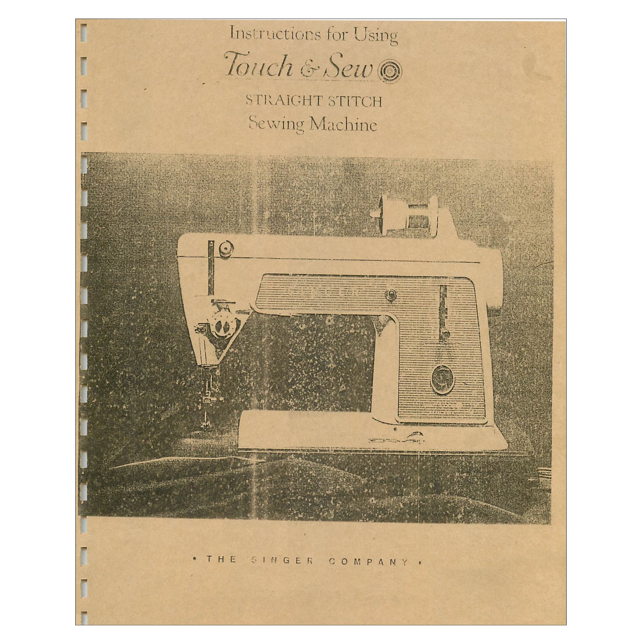 Singer 604 Instruction Manual