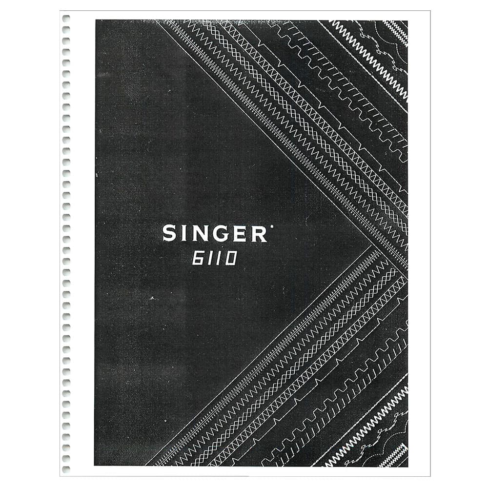 Singer 6110 Instruction Manual,