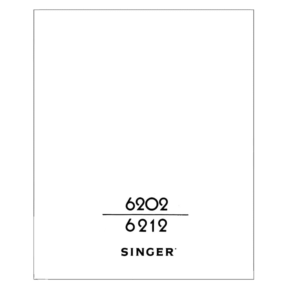 Singer 6202 Instruction Manual image # 123587