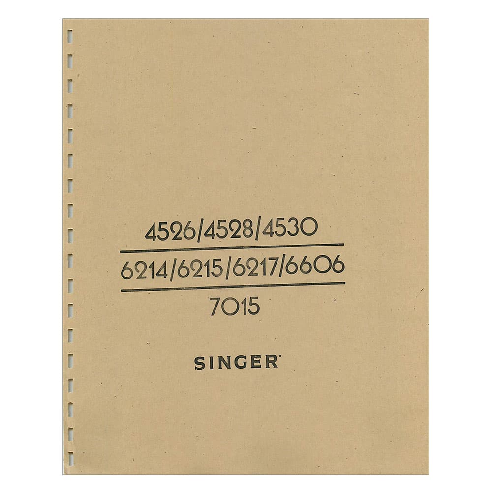 Singer 6214 Instruction Manual image # 124739