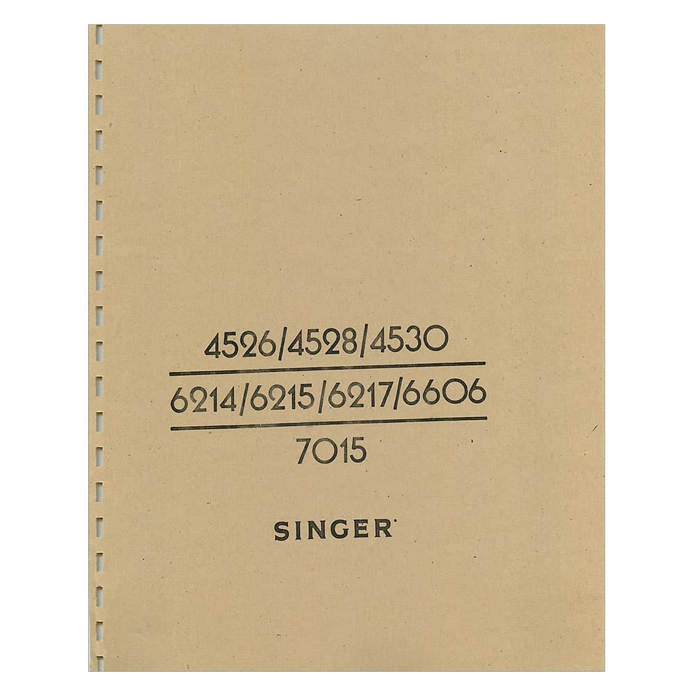Singer 6215 Instruction Manual image # 124740