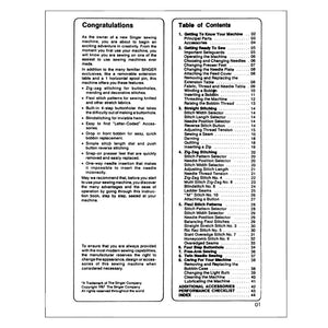 Singer Sonata 6610 Instruction Manual image # 123935