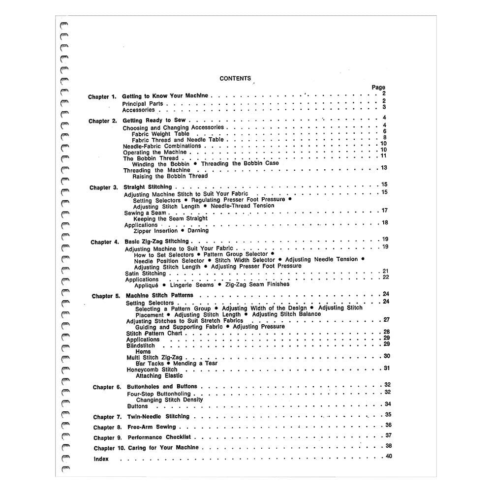 Singer 7105 Instruction Manual image # 123805