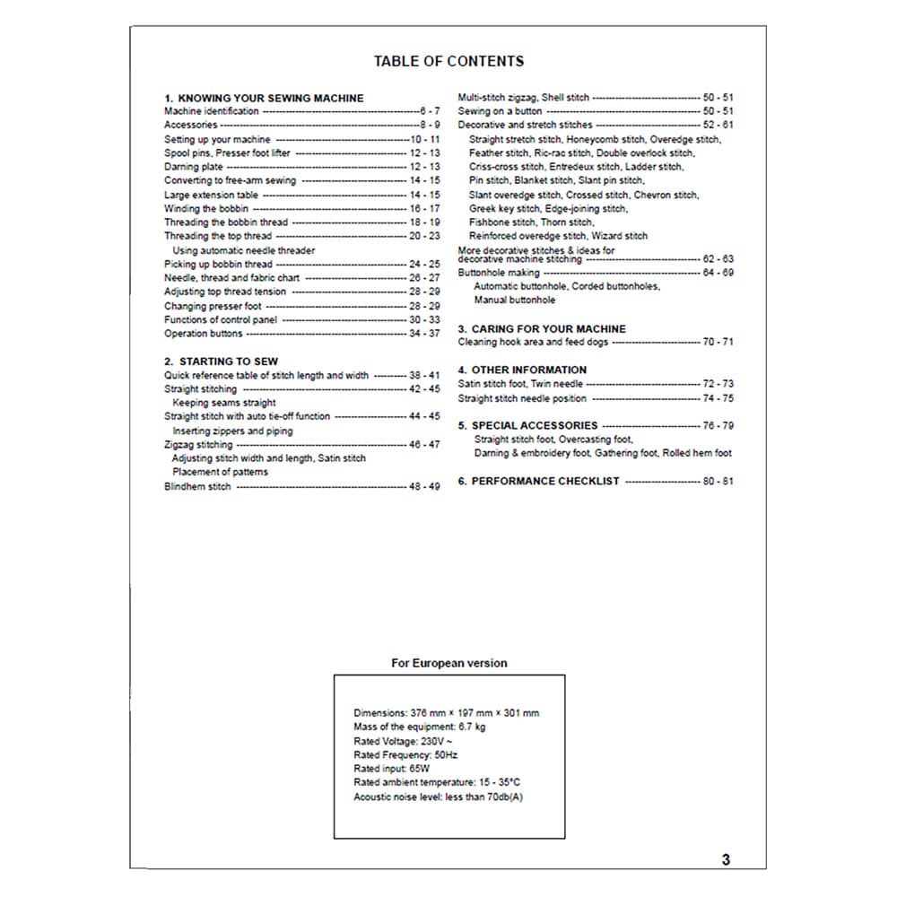 Singer 7258 Stylist Instruction Manual image # 123584