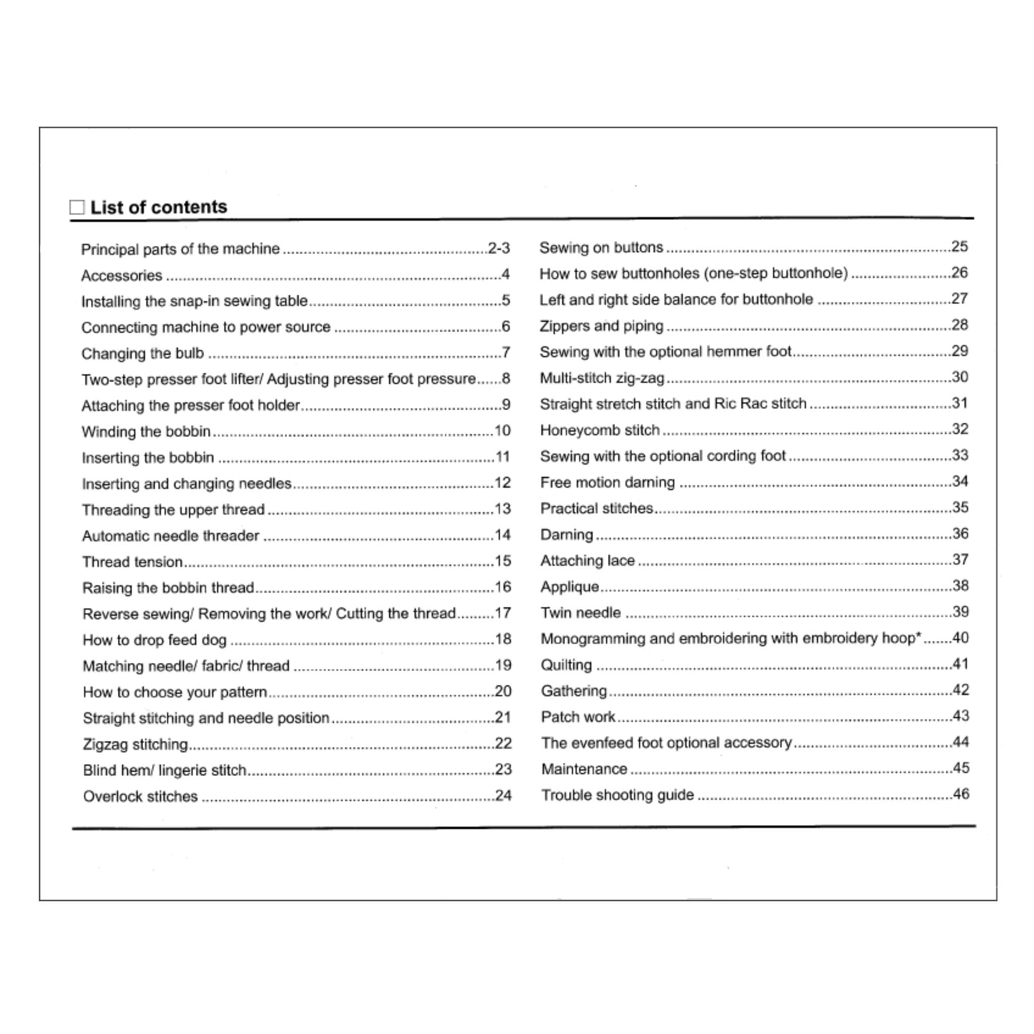 Singer 7350 Instruction Manual