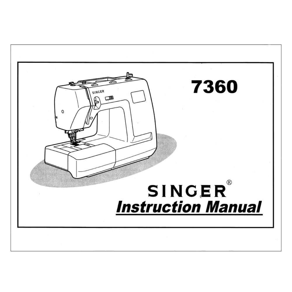 Singer 7360 Instruction Manual
