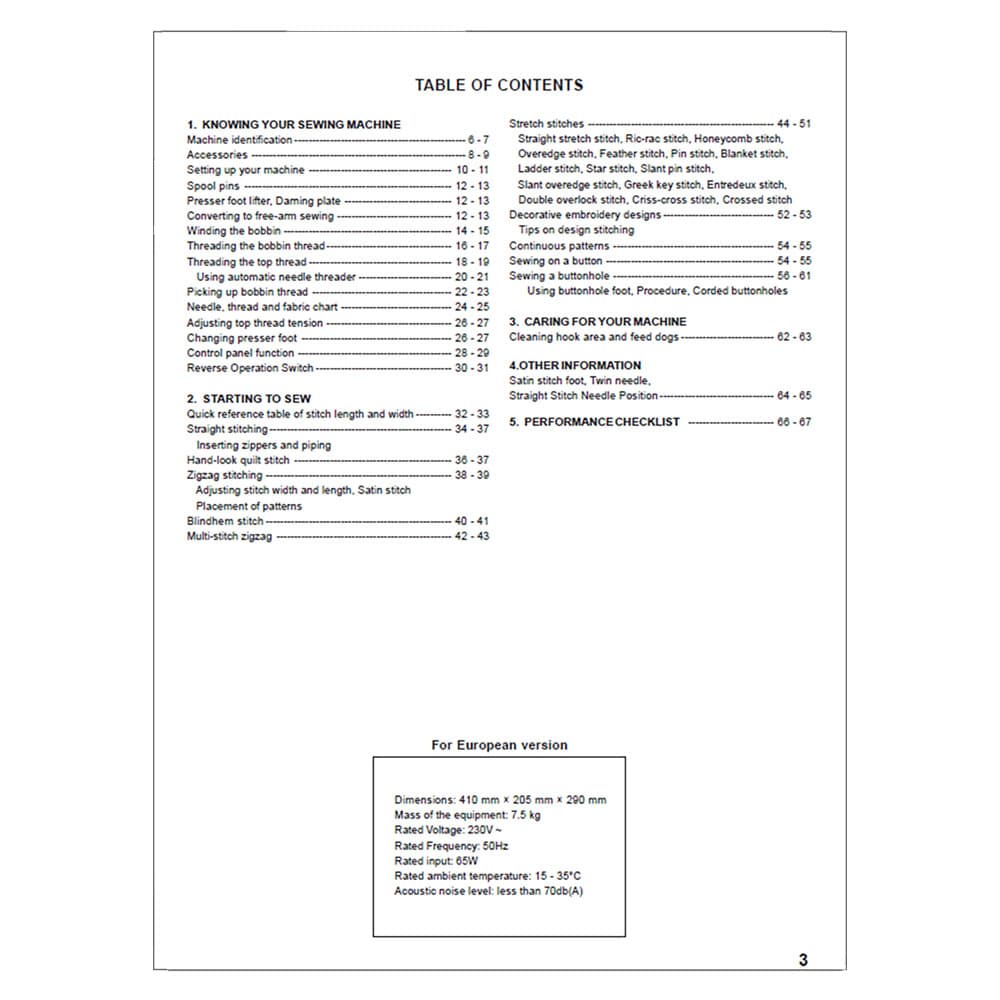 Singer 7462 Instruction Manual image # 123833