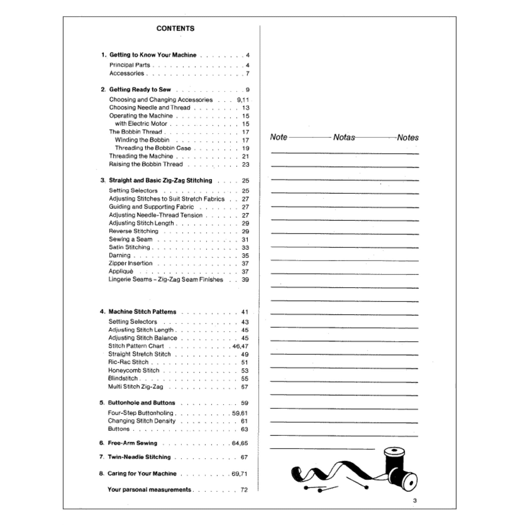 Singer 8610 Instruction Manual