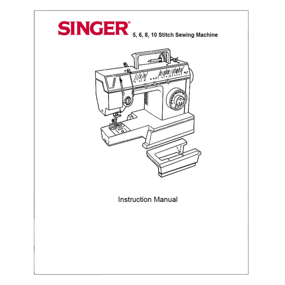 Singer Manual Machine Singer 9818 Instruction Manual