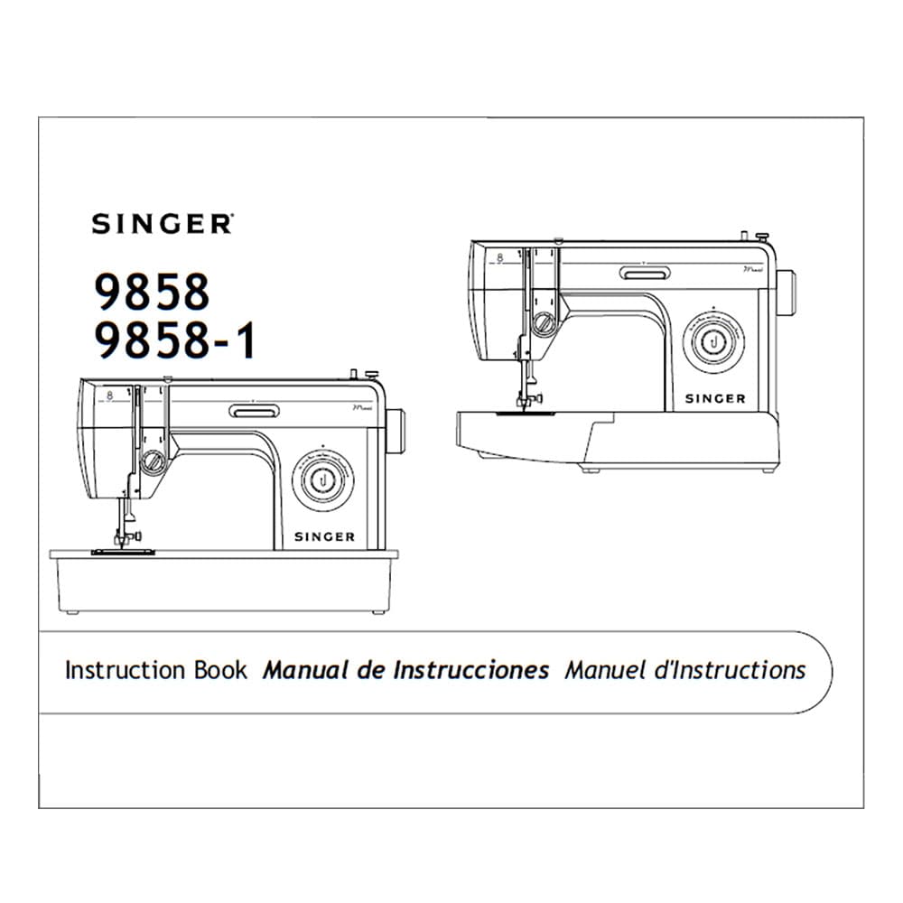 Singer 9858 Singer 9858 Instruction Manual