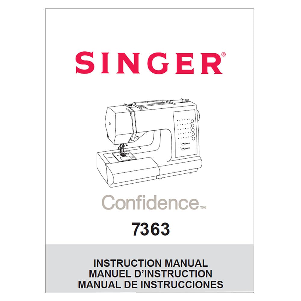 Singer Confidence 7363 Instruction Manual image # 123503