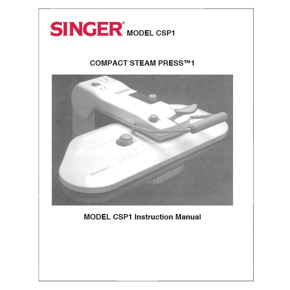 Singer CSP1 Instruction Manual image # 123958