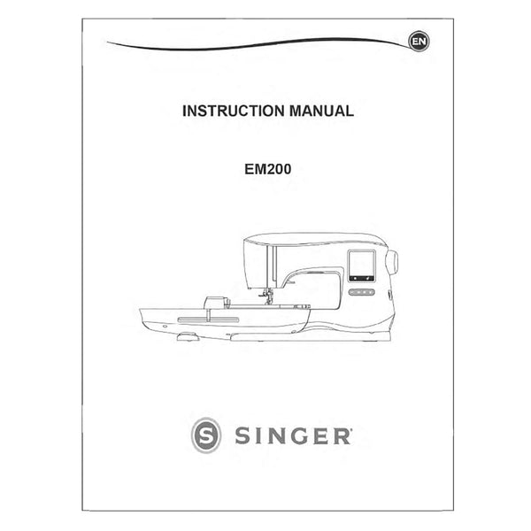 コンピュータ・ミュージックスーパー・ビギナーズマニュアル Singer EM200 Quantum Stylist Superb Instruction Manual