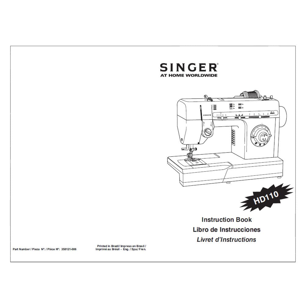 Singer HD110 Instruction Manual image # 123670