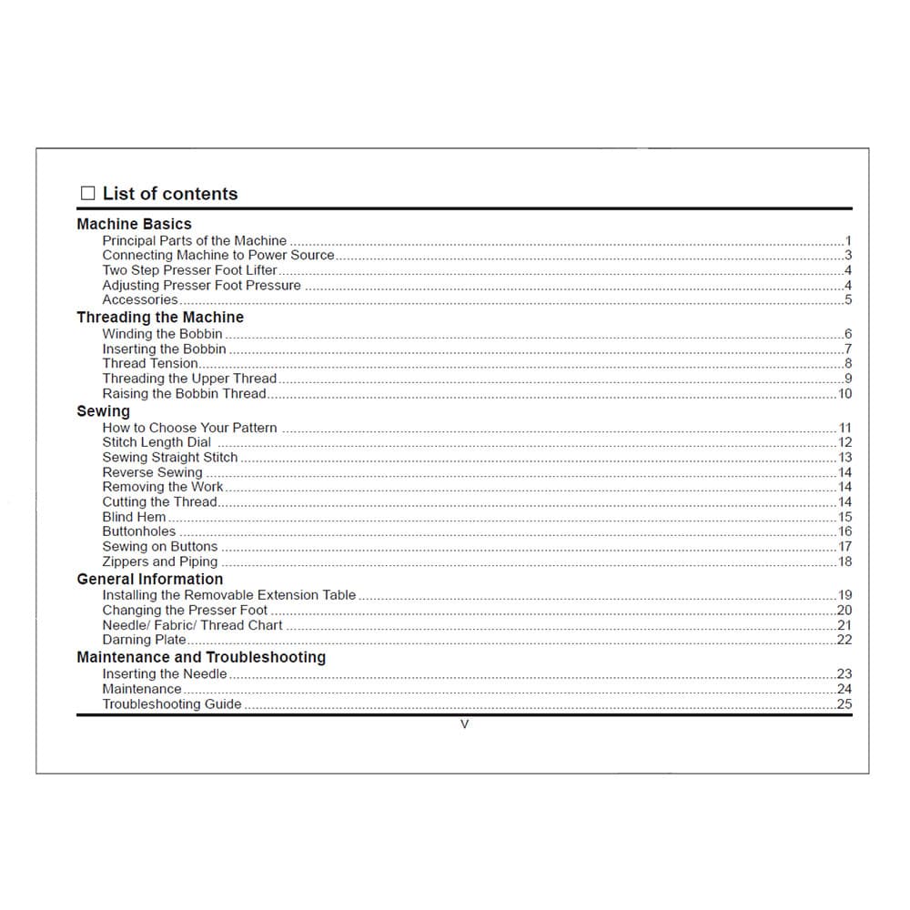 Singer M2400 Instruction Manual image # 123533