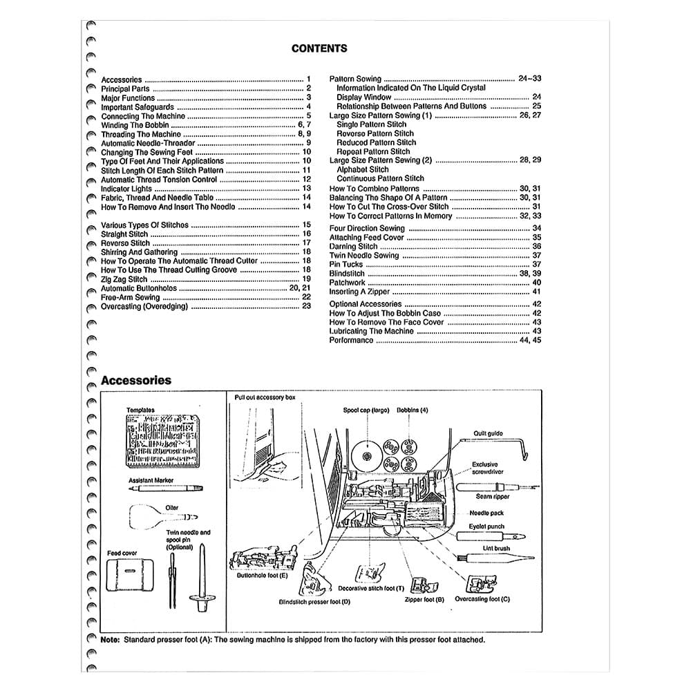 Singer Quantum XL1 Instruction Manual image # 123631
