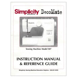 Simplicity S07 Instruction Manual image # 123444