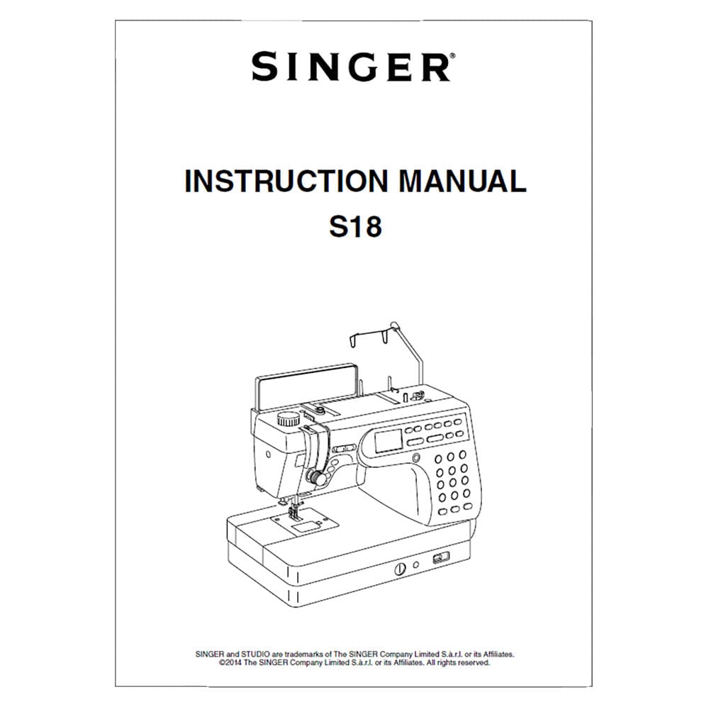 Singer S18 Instruction Manual image # 123511