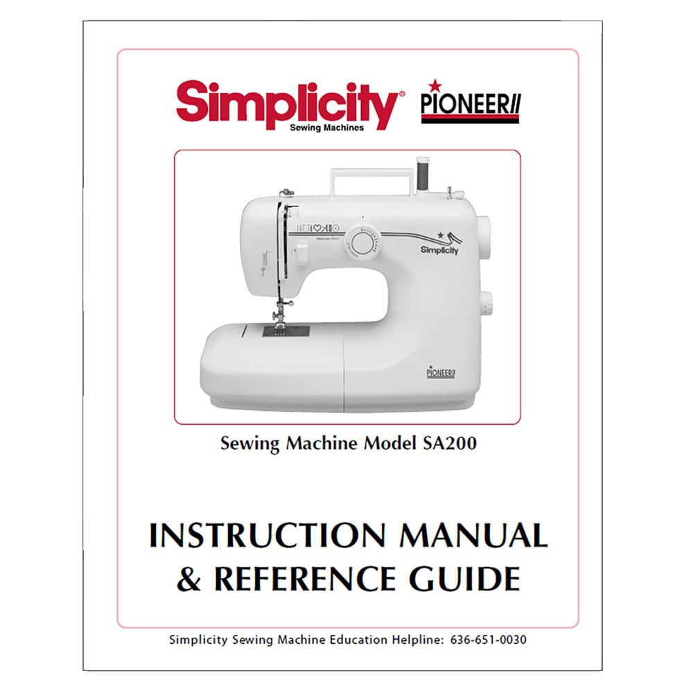 Simplicity SA200 Instruction Manual image # 123465