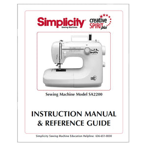 Simplicity SA2200 Instruction Manual image # 123467
