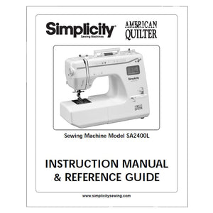 Simplicity SA2400L Instruction Manual image # 123469
