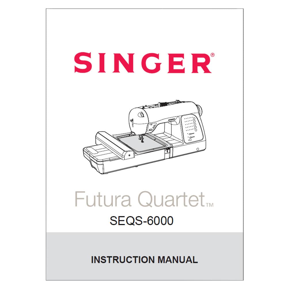 Singer Futura Quartet SEQS-6000 Instruction Manual image # 123496