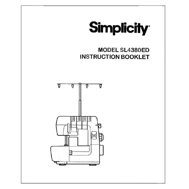 Simplicity SL4380ED Instruction Manual image # 123451
