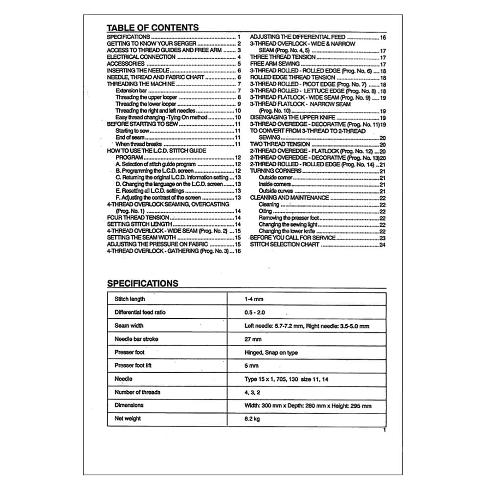 Simplicity SL4690L Instruction Manual image # 123432