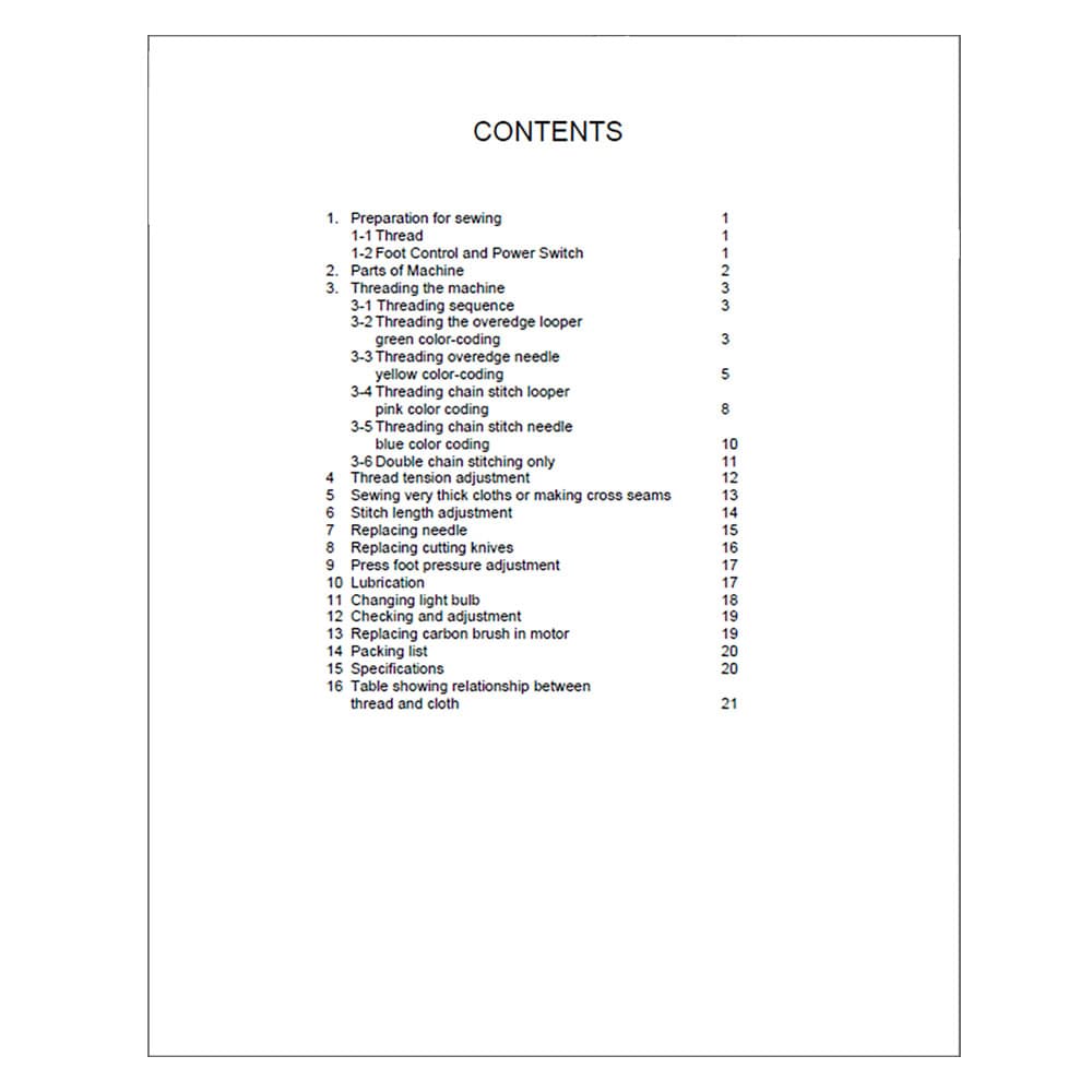 Simplicity SL550 Instruction Manual image # 123473