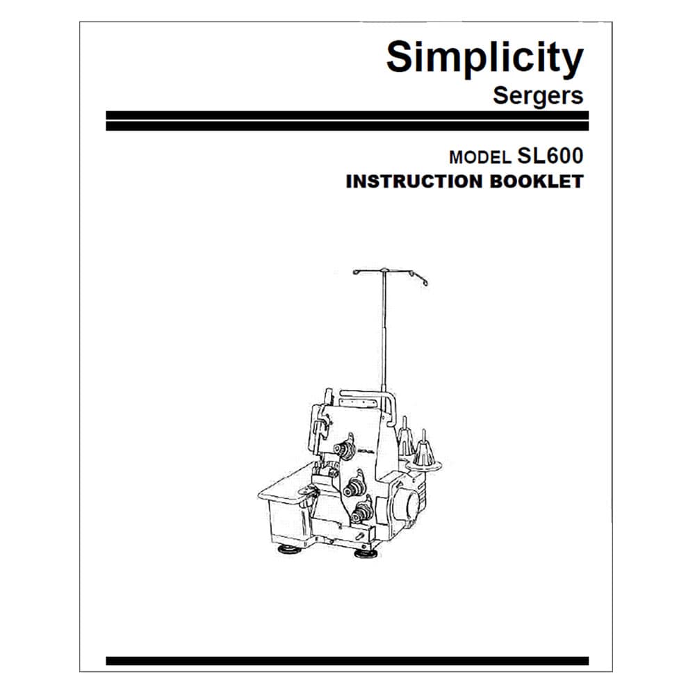 Simplicity SL600 Instruction Manual image # 123474
