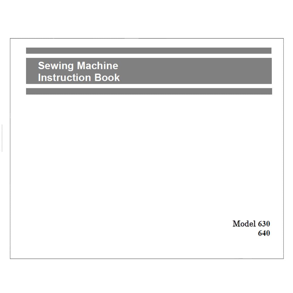 Simplicity SL630 Instruction Manual image # 123477