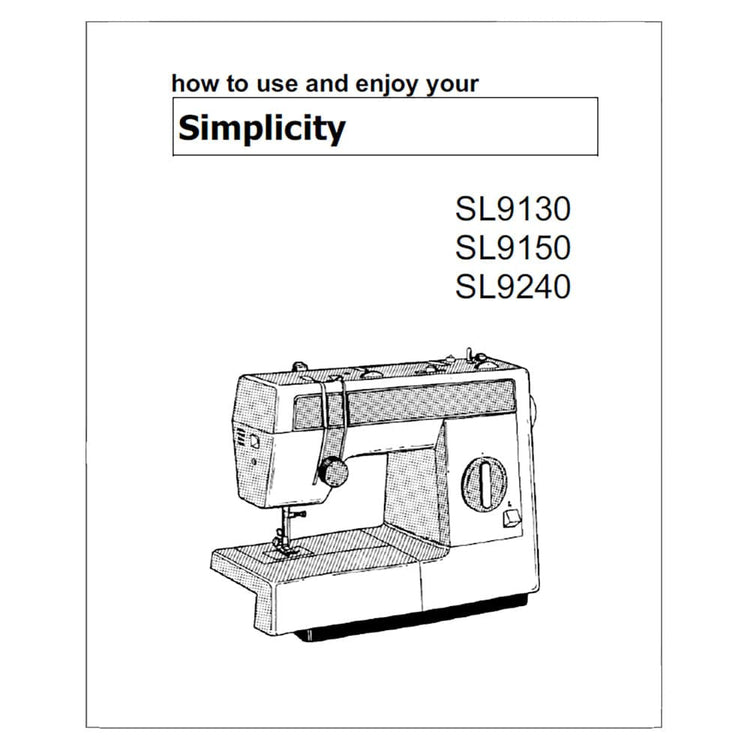 Simplicity SL9240 Instruction Manual image # 123442