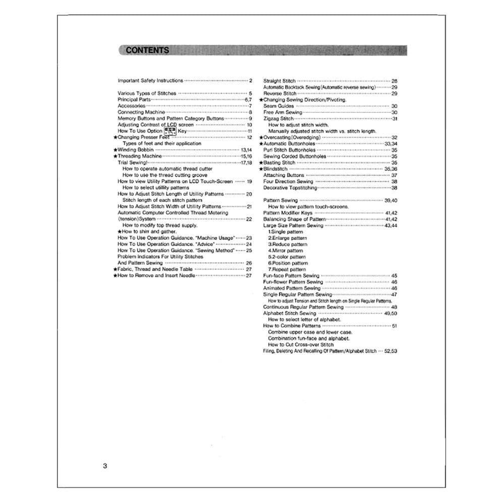 Singer Quantum XL-1000 Instruction Manual image # 123702