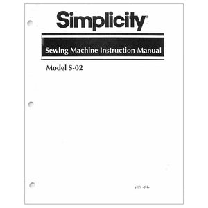 Simplicity S02 Instruction Manual image # 116175