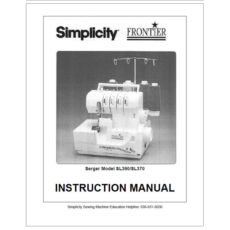 Simplicity SL390 Instruction Manual image # 116148