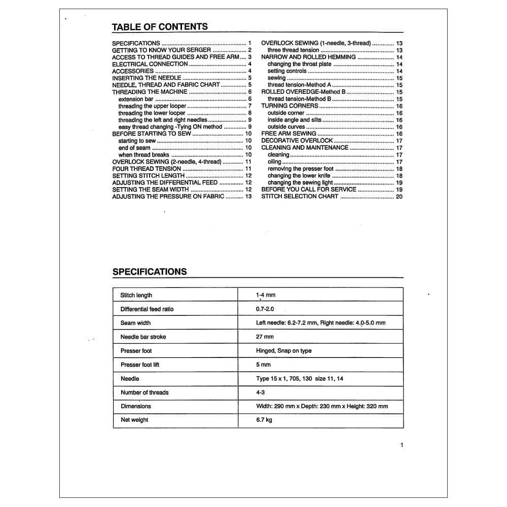 Simplicity SL4350D Instruction Manual image # 116142