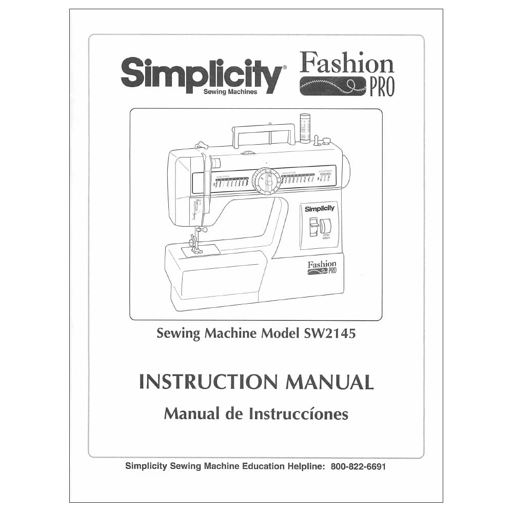 Simplicity SW2145 Instruction Manual image # 116211