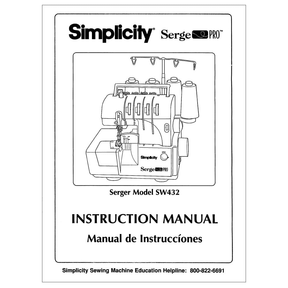 Simplicity SW432 Instruction Manual image # 116204