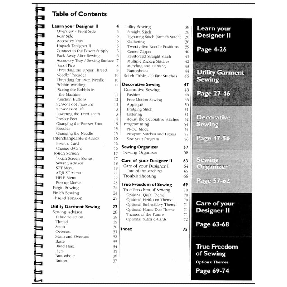 Viking Designer II Instruction Manual image # 122764