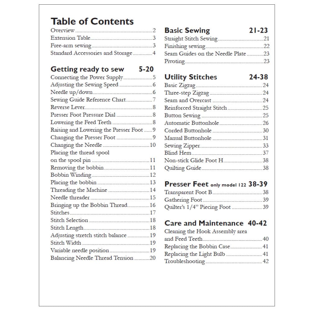 Viking Emerald 116/118/122 Instruction Manual image # 122666