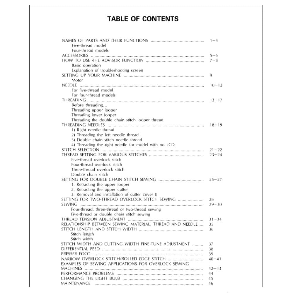 Viking Huskylock 1002 Instruction Manual image # 122844