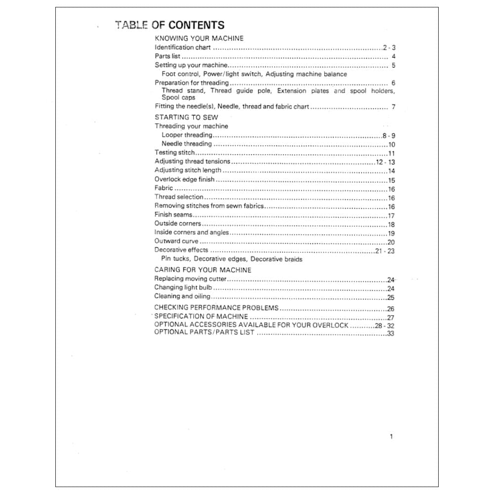 Viking Huskylock 300 Instruction Manual image # 122855