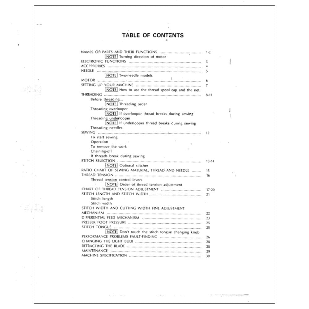Viking Huskylock 460 Instruction Manual image # 122901