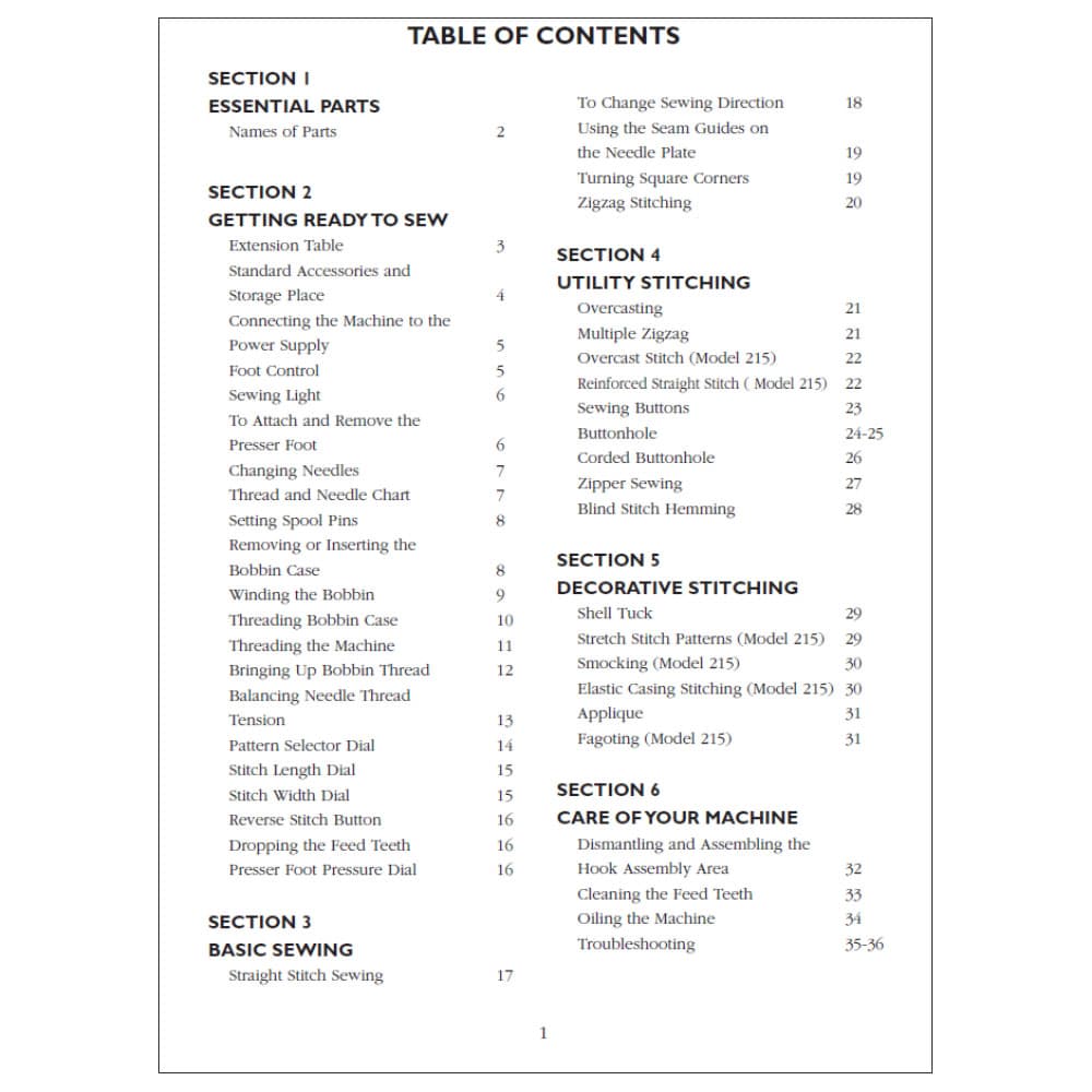 Viking Huskystar 215 Instruction Manual image # 122975