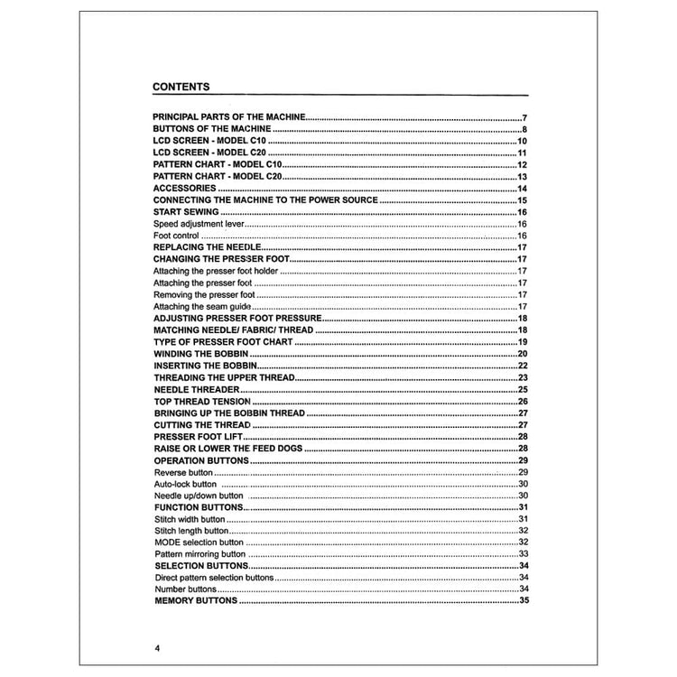 Viking Huskystar C20 Instruction Manual image # 123004